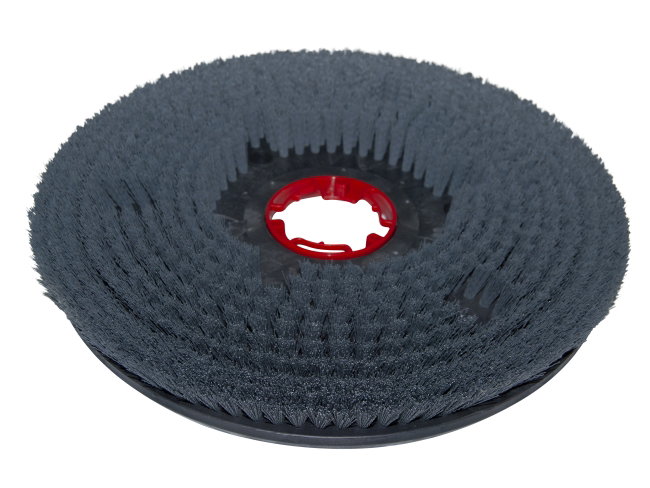 Produktbild Schleifkorn-Tellerbürste - Ø 450 mm, Nylon-Grit 0,5 mm für Gansow (IPC-Gansow) ES 46 (roter Flansch)