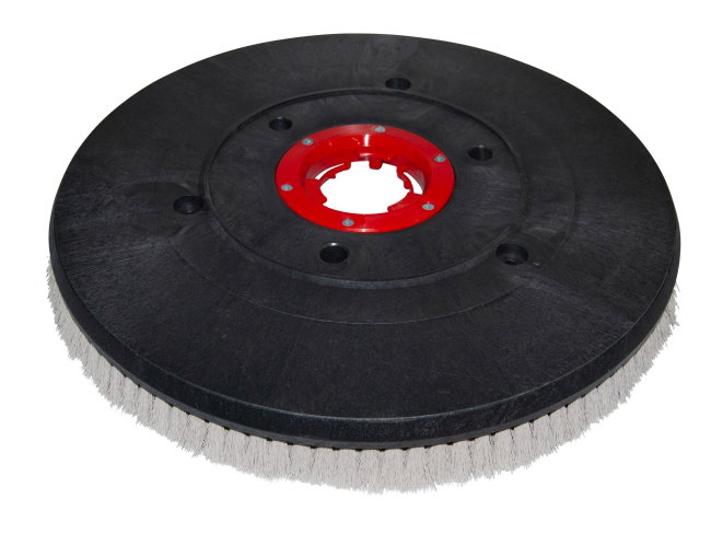 Produktbild Schleifkorn-Tellerbürste - Ø 530 mm, Nylon-Grit 0,35 mm für Gansow (IPC-Gansow) Titan 241 BF 105 (roter Flansch)