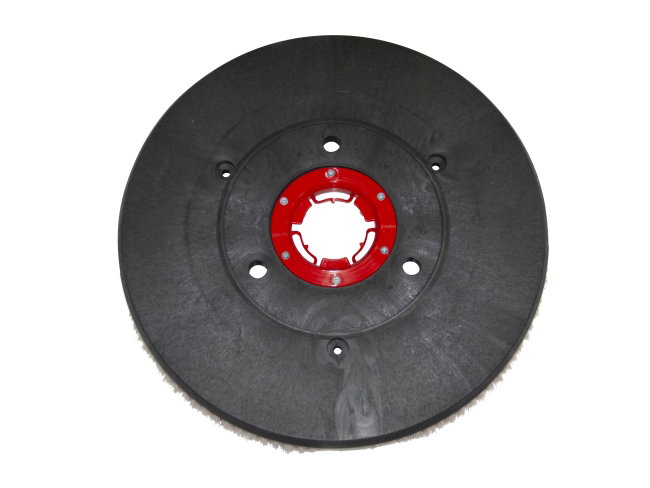 Produktbild Schleifkorn-Tellerbürste - Ø 530 mm, Nylon-Grit 0,35 mm für Gansow (IPC-Gansow) Titan 241 BF 105 (roter Flansch)