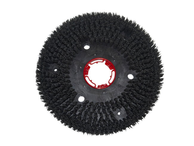 Produktbild Schleifkorn-Tellerbürste - Ø 410 mm für Gansow (IPC-Gansow) Titan Twin 105 mit 1 TB (roter Flansch)