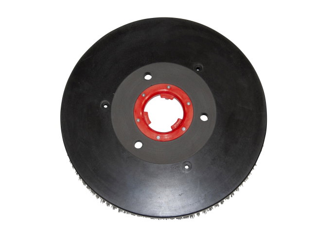 Produktbild Schleifkorn-Tellerbürste - Ø 530 mm - Grit/Tynex 1,5 mm für Gansow (IPC-Gansow) 40 B 53 (roter Flansch)