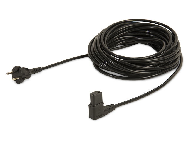 Produktbild Elektrokabel 15 Meter / 2 x 1,0 mm² / 2 Stecker angespritzt, orange
