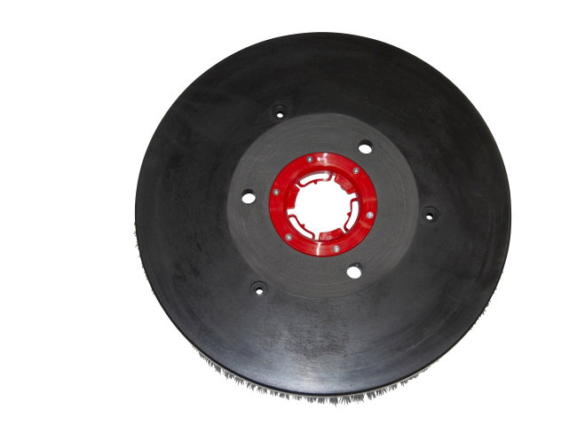 Produktbild Schleifkorn-Tellerbürste - Ø 530 mm - Grit/Tynex 1,2 mm für Gansow (IPC-Gansow) 45 BF 53 (roter Flansch)
