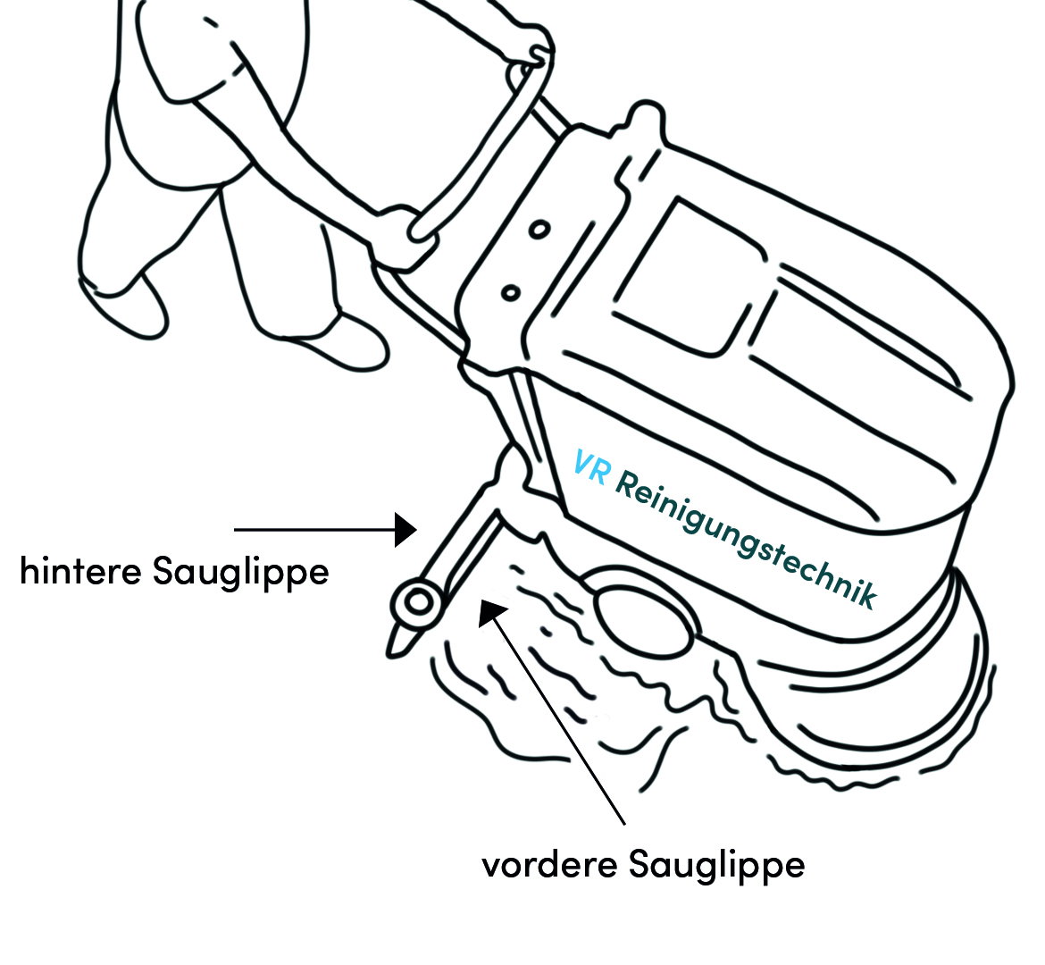 Produktbild Sauglippe vorne für Nilfisk-Group BA 800