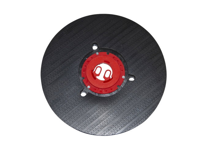 Produktbild Treibteller für Reinigungspads - Ø 450 mm für Gansow (IPC-Gansow) Titan 352 BF 130 - roter Bürstenflansch