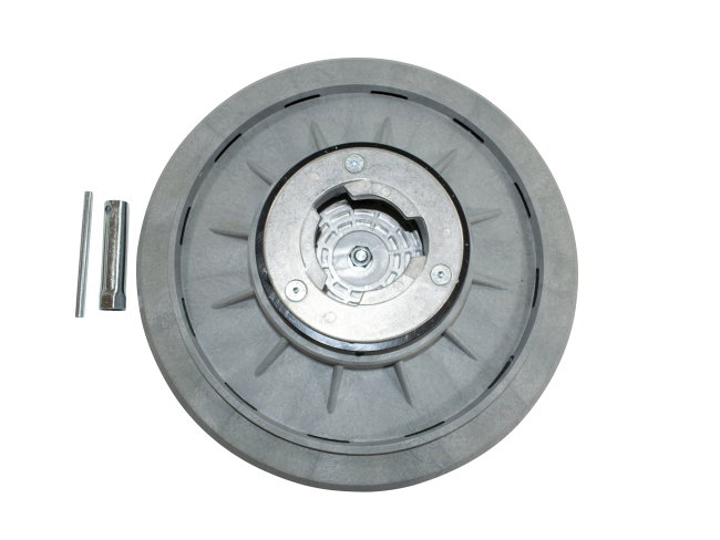 Produktbild Treibteller - Ø 405 mm, mit Gummi-Haftbelag für Schleifpapier für Nilfisk-Group 420 (bis 1985)