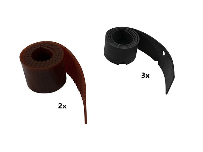 Produktbild Sauglippen-Satz (5 Stück) für Taski Combimat 500 E (gerader Saugfuss)