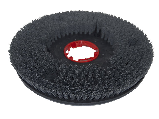 Produktbild Schleifkorn-Tellerbürste - Ø 410 mm - Grit/Tynex 1,2 mm für Gansow (IPC-Gansow) Titan Twin 105 mit 1 TB (roter Flansch)