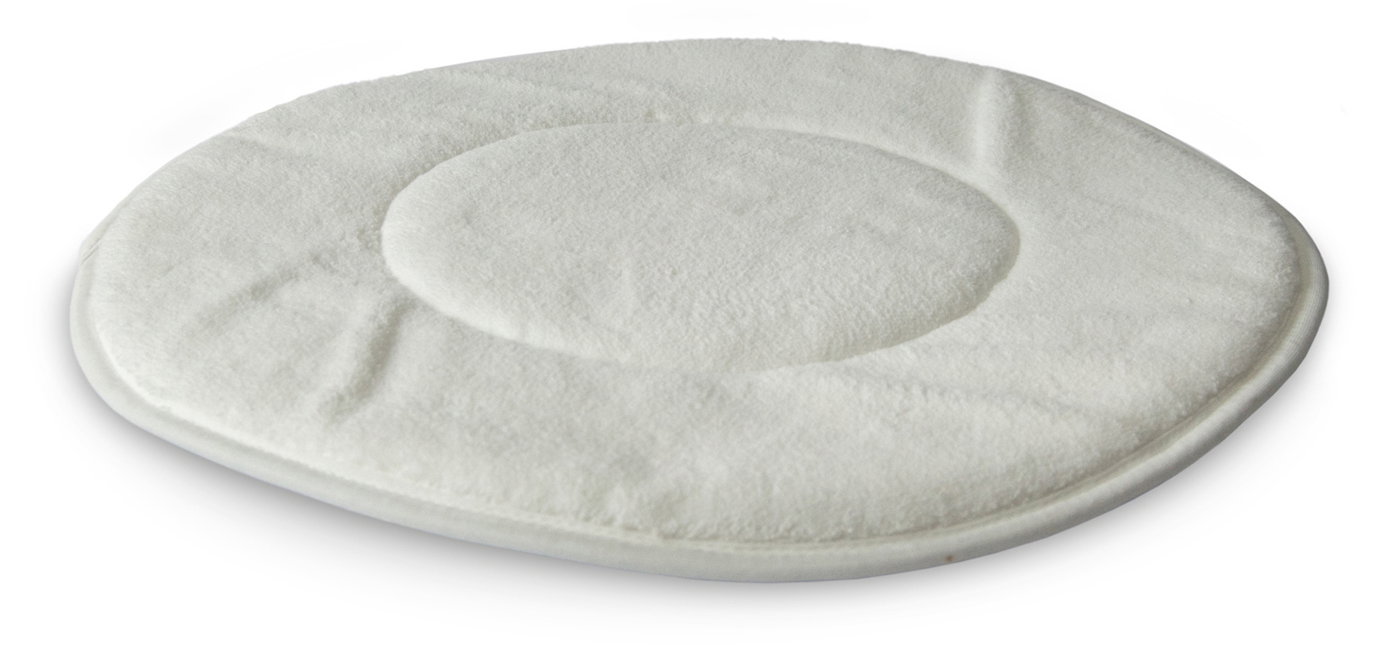 Produktbild Microfaser-Pad >Hochflor< für unebene Oberflächen, weiß  460 mm / 18 Zoll