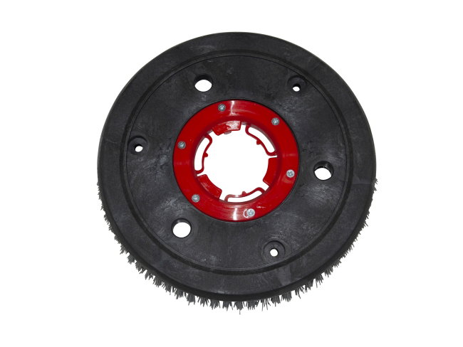 Produktbild Schleifkorn-Tellerbürste - Ø 340 mm - Grit/Tynex 1,2 mm für Gansow (IPC-Gansow) 70 BF 70 (roter Flansch)