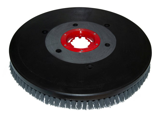 Produktbild Schleifkorn-Tellerbürste - Ø 530 mm - Grit/Tynex 1,2 mm für Gansow (IPC-Gansow) 45 BF 53 (roter Flansch)