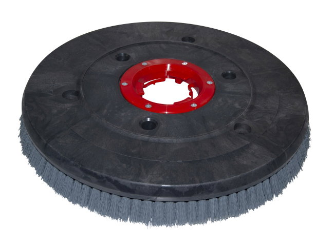 Produktbild Schleifkorn-Tellerbürste - Ø 450 mm, Nylon-Grit 0,5 mm für Gansow (IPC-Gansow) 35 BF 46 (roter Flansch)
