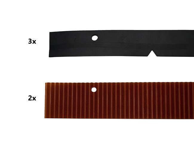 Produktbild Sauglippen-Satz (5 Stück) für Taski Combimat 800 (gerader Saugfuss)