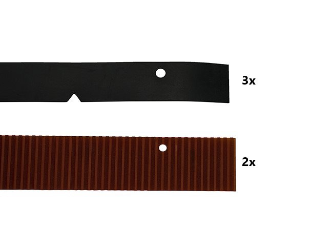 Produktbild Sauglippen-Satz (5 Stück) für Taski Combimat 1100 (gerader Saugfuss)