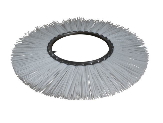 Produktbild Bürstenringe ClassicLine mit STAHL-Innenkranz 8 mm-128 mm-650 mm-Welldraht 0,7 mm