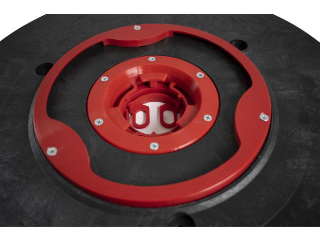 Produktbild Treibteller für Reinigungspads - Ø 530 mm für Gansow (IPC-Gansow) Titan 252 BF 100 - roter Bürstenflansch