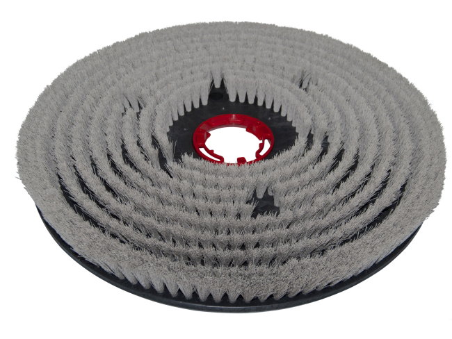 Produktbild Schleifkorn-Tellerbürste - Ø 530 mm, Nylon-Grit 0,35 mm für Gansow (IPC-Gansow) Titan 241 BF 105 (roter Flansch)