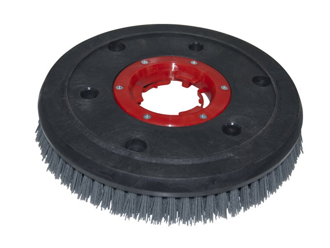 Produktbild Schleifkorn-Tellerbürste - Ø 340 mm - Grit/Tynex 1,2 mm für Gansow (IPC-Gansow) 70 BF 70 (roter Flansch)